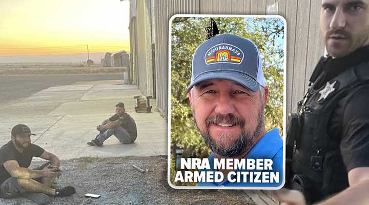 NRA Life Member Defends Family and Farm, Holds Armed Burglars With Billy Club At Gunpoint Until Police Arrive