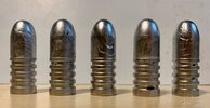 Bullets Lyman 500g quality issues - Getting worse L to R - 1.jpeg