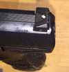 IMG_6910Walther PPQ M2  Rear Sight Plastic White Inserts Removed Replaced 2-56 Set Screws Modi...JPG
