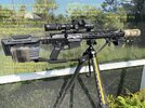 IMG_0182KAC SR-25 WITH SUPPRESSOR BLACK SCOPE & SLING RMR MOUNTED POOLSIDE 07.30.21 ANNOTATED ...jpg
