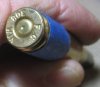 308 case primed no powder 220 gr Round nose bullet 4 turns of tape to fit in 300WM chamber no ex.jpg