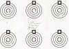 Rem510 50meters 5 shot  groups Power Point ammo 2000 or 2001 at Puyallup.jpg