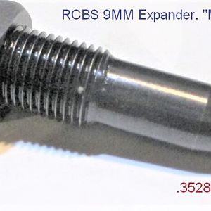 RCBS expander "M" type 9MM- Strange black coating?