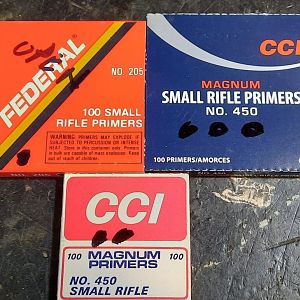 Media 'Rifle primers in 357 magnum.' in album 'S&W M28-2  357 mag.- Defective Winchester Primers.'