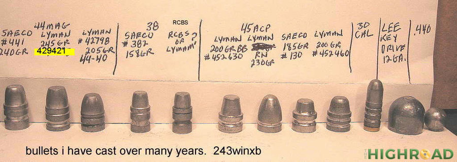 Casting bullets for over 50 years.