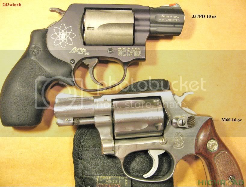 S&W M60 & 337PD  38 Special.