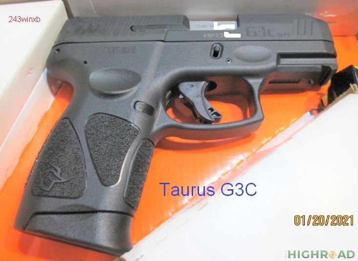Taurus G3C 9mm FAIL 12/2021