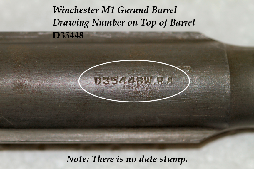 M1 Garand Barrel Markings Chart