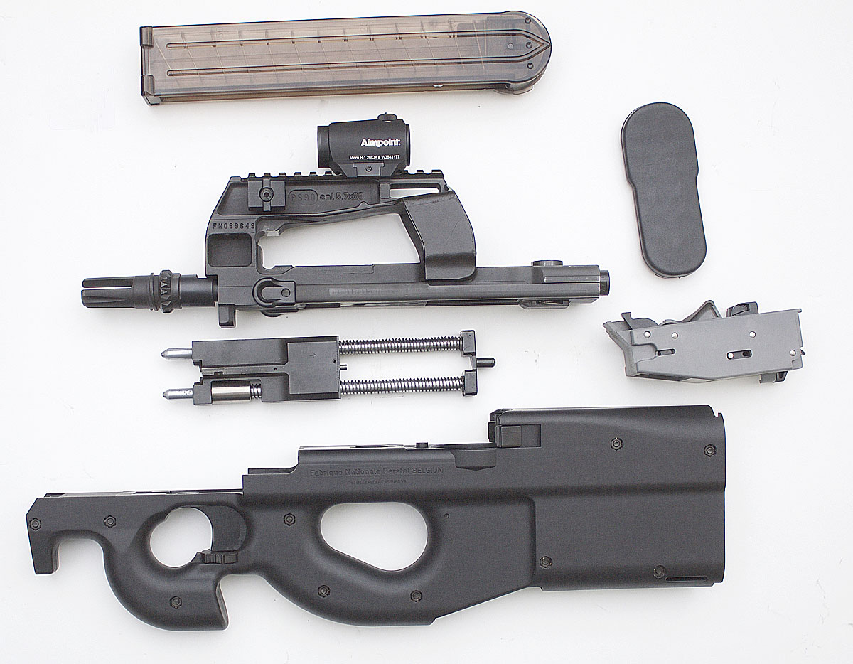 P90 демонтаж. Автомат FN p90. Бельгийский ПП FN p90.